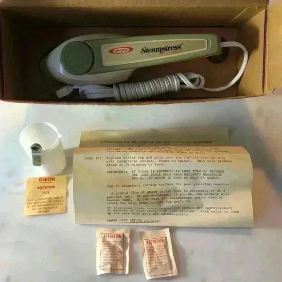 Vintage 70s new in  package Steamstress by Osrow. - Picture 9 of 9